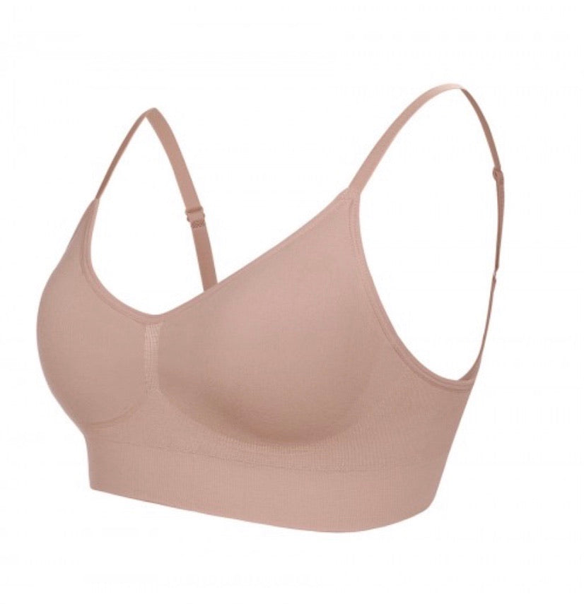 Nude Removable Pads Seamless Bra