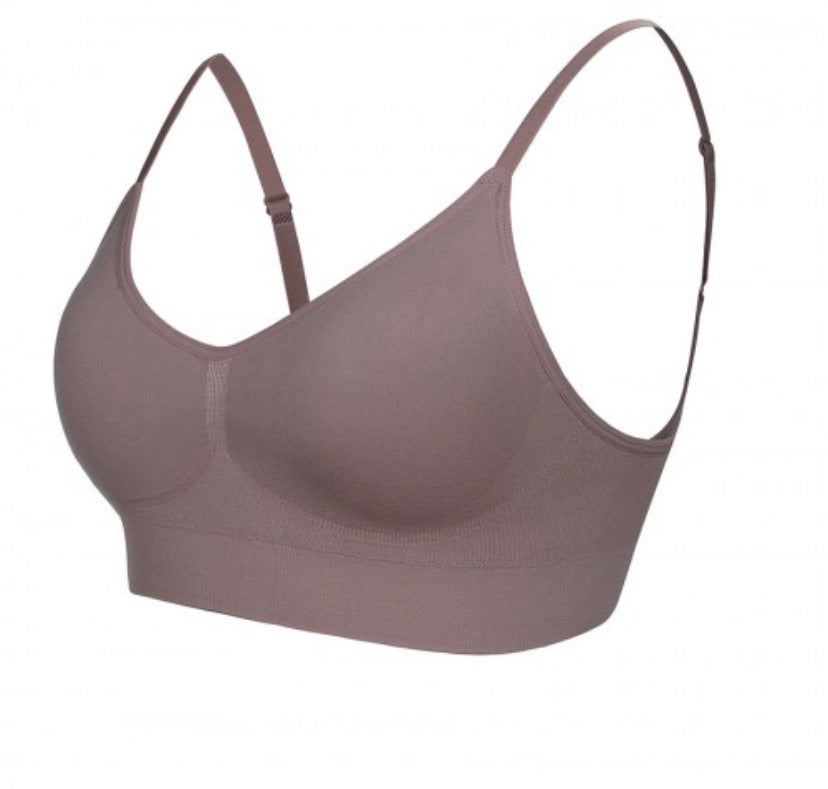 This Purple Removable Pads Seamless Bra